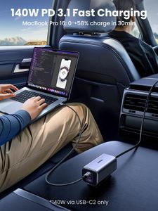 UGREEN 150W USB-C Car Charger – 4-Port Fast Charging Adapter for iPhone, Galaxy, Laptop