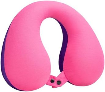 COOLBEBE Kids Chin Supporting Travel Neck Pillow,Softly Double Support Neck Pillow for Car & Airplane, Traveling Gifts for Toddler & Children(1, Pinkish Purple)