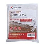 Topsoon Queen Size Heavy Duty Mattress Bag With Double Adhesive Strips 92.5"x11"x62.2" Thickness 75 Micron for Mattress Storage and Moving