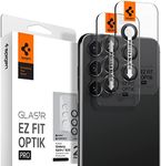 SPIGEN EZ Fit GLAS.tR Optik Pro Camera Lens Protector Designed for Galaxy S24 (2024) / S23 (2023) / S23 Plus (2023) Tempered Glass [2-Pack] - Black