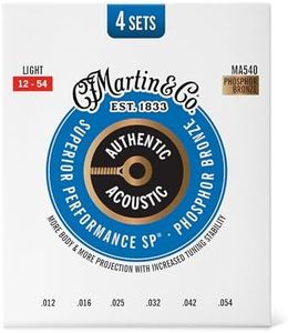 Martin 41Y25MA540PK4 Authentic Acoustic SP 92/8 4 pack