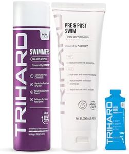 TRIHARD Swimmers Shampoo Extra Boost + Pre & Post Swim Conditioner | Chlorine And Hair Solutions | Swimming Two-In-One Duo