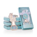 30 Pack Baby Carriage Bottle Opener for Newborn Baby Shower Favors, Baby Shower Party Return Gifts for Guest, Poppin Bottles Openers with Exquisite Gifts Box used for Baby Party Souvenirs (Blue)