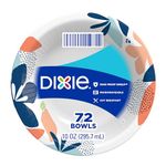 Dixie® 10 Ounce Paper Bowls, 72 Count