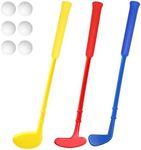 Dyienocs Plastic Mini Golf Clubs for Toddlers,Kids Golf Clubs Set,Outdoor/Indoor Golf Toys Christmas Birthday Present for Boys Girls