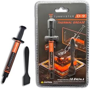 TUMMASTER D-9 (incl. Spatula,2g Box) Ultimate Performance Thermal Paste for Computer Manufacturing - Apply Safely with The Included Squeegee, Ideal for IC/Processor/CPU/GPU/All Coolers (2 Grams)