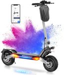 Circooter 1600W/960Wh Electric Scooter Adult Dual Motor 45 KM/H Top Speed, 60 KM Long Range, E Scooter with Dual Suspensions, 11'' Off-Road Tires, 360°Lighting Foldable Commute Scooter for Adults