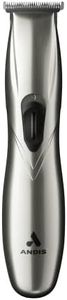 Andis 32810 Slimline Pro Cord/Cordless Beard Trimmer, Lithium Ion T-Blade Trimmer, Close Cutting T-Blade Zero Gapped, Chrome