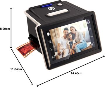 HP FilmScan Touch Screen Photo Scanner – High-Resolution Film Digitizer