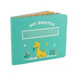 Baby's My First Photo Album of Dinosaur Theme, Soft Cloth Photo Album with Color Pages for 10 Pictures 4x6 inch