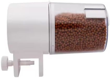 Anky SOBO Automatic Aquarium Feeder - Auto Fish Feeding Machine, Battery Powered with Programmable Timer & Dual Feeding Box DA-80