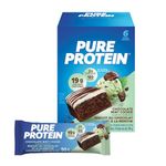 Pure Protein Bars - Nutritious, Gluten Free protein bar, made with Whey protein blend - low sugar, protein snack. Deliciously satisfying. Chocolate Mint Cookie (Pack of 6) (Packaging May Vary)