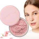 Blurring Setting Powder by Allaura, Allaura Beauty Pink Setting Powder, Allaura Beauty Blurring Setting Powder, Waterproof Blurring Setting Powder for All Skin Tones (1#)