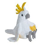 Wild Republic Plush Cuddlekins Cockatoo Sulphur, White (12-Inch)