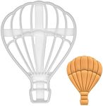 BAKERLOGY Hot Air Balloon Cookie Cutter - Detailed Biscuit Cutter Design for Baking and Crafts, Ideal on Fondant, Dough, Clay