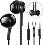 GUUVOR Earphones, Headphones In Ear Wired Earbuds with HD Microphone, Noise Isolating & High Definition, 3.5mm Jack headphones for iPhone, iPad, Smartphone, MP3 Players etc.