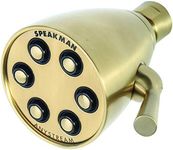 Speakman S-2252-AB-E2 Signature Icon Any Stream Adjustable Shower Head, Satin Brass, 2.0 GPM