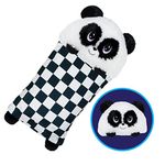 Fluffaluff Pets - Pillows That are Fluff Pets - Pillowcase Snaps On & Off - Mix & Match - 20" Bebe The Panda, Multicolor