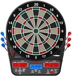 Viper 850 Electronic Dartboard, Ultra Bright Triple Score Display, 50 Games With 470 Scoring Variations, Regulation Size Target-Tested-Tough Segments Made From High Grade Nylon, Includes 6 Darts,Black