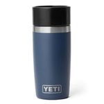 YETI Rambler 12 oz (355ml) Travel Bottle (Navy) – Drinks Bottle & Coffee Flask for Hot Drinks with Leakproof Commuter Cap – Backpack-Friendly Insulated Coffee Cup – 5 Year Warranty