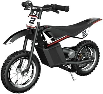 Razor MX 125 Electric Bike Mixte Jeunesse, Noir, Taille Unique