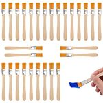 Pilikoll 30 Pcs Paint Brush Set Nylon Acrylic Paint Brushes Keyboard Cleaning Brush Chip Paint Brushes With Wooden Handle for Art Painting Drawing Cleaning Dust Brushing Glue and Home DIY