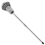 STX Lacrosse Stallion 50 Youth Lacrosse Complete Stick, Platinum/White, 39"