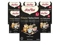 Yogi Tea, Finest Selection, Organic Spice and Herbal Teas, Variety Pack of Bestselling Teas Including Green Tea Matcha Lemon and Turmeric Chai, 6 Packs x 18 Tea Bags (108 Teabags Total)