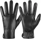 QOF Winter Genuine Leather Gloves f
