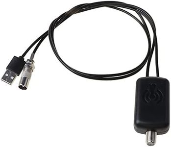JAGTRADE Digital HDTV Signal Amplifier Booster for Cable Antenna for Channel 25db Expand The Receiving Lightweigh
