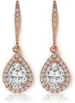 AMY O Mother of The Bride Gift Drop Earrings or Jewelry Set in Silver, Yellow Gold, Rose Gold