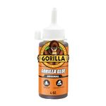 Gorilla Glue Original, Indoor and Outdoor Use, 100% Waterproof Formula, Versatile Bonding Adhesive, Easy Application Nozzle, 4 oz / 118 mL (Pack of 1)
