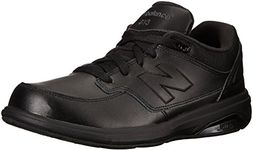 New Balance Men's 813 V1 Lace-Up Walking Shoe, Black/Black, 7 N