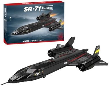 Aetheria SR-71 Blackbird Bricks Set Reconnaissance Aircraft Military Airplanes U.S. Jet-Powered Designed by Flavio Cereda, Collectors & Enthusiasts Model for Adult-1905 Pieces, MPJ56Z4D03P411Y