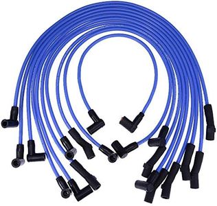 New Racing 9mm BLUE Spark Plug Wire Set Ignition Wire Set For Ford F-150 F150 Mustang 5.0L 5.8L, SBF 302