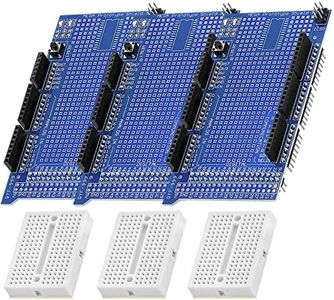 AZDelivery 3 x Prototype Shield avec Mini Breadboard Compatible avec Mega 2560 R3, Compatible avec Arduino incluant Un E-Book