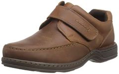Hush Puppies Men's Roman Velcro Loafer, Brown, 12 UK