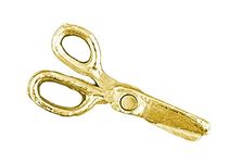 Melody Jane Dolls House Gold Pairs of Scissors Miniature Kitchen Sewing Craft Accessory