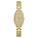 GUESS Stainless Steel Women 24 Mm Gold Dial Analog Watch- Gw0611L2