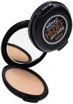 MËNAJI Anti-Shine Powder (HDPV) - Anti-Shine Face Make-Up for Men - Natural Looking Makeup - Mens Cosmetics - Medium