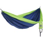 ENO SingleNest Hammock - Lightweight, 1 Person Portable Hammock - for Camping, Hiking, Backpacking, Travel, a Festival, or The Beach - Sapphire/Chartreuse