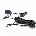 Saidbuds 3.5mm Microphone External Mic Assembly for Car Vehicle Head Unit Enabled Stereo Radio GPS DVD Receivers