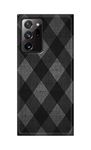 PRINTFIDAA® Printed Hard Back Cover Case for Samsung Galaxy Note 20 Ultra 4G | Note 20 Ultra 5G Back Cover (Black Abstract Rhombus) -2808