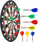 KEYCRAZE Magnetic Dart Board for Kids - Indoor and Outdoor Kids for Motor Activity | Party Games for Kids| Boys Toys Gifts for 5 6 7 8 9 10 11 12 (12+3''Dart)