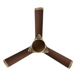 RR Signature (Previously Luminous) Jaipur Bandhej 1200MM Star-rated BEE Certified Energy Efficient 56-Watt High Speed Ceiling Fan, 2 Year Manufacturer Warranty (Shalimar Gold)