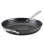 KitchenAid - Nitro Carbon Steel Frying Pan, Rust & Scratch Resistant Cookware, Induction Cooktop Compatible (30cm/12in)