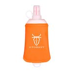 UTOBEST Soft Flask Running Water Bottle Collapsible Water Bottle for Trail Running Hydration Pack Hiking Cycling Climbing 200 ML