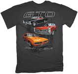 Pontiac GTO First Muscle Automobile Car T-Shirt Tee-xxl