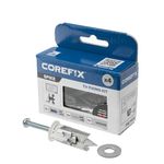 Corefix Spike TV Mounting Kit 4 Pack - Heavy Duty Plasterboard Fixings for TV Wall Mount & TV Wall Bracket. Easy To Install With NO Drill Required Suitable For Stud, Dot & Dab, Insulated Plasterboard