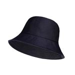 AVENAT Unisex Bucket Hat Reversible Men’s Women’s Sun Hat Fisherman Hat for Camping, Football, Hiking, Beach Summer Festivals Fishing Plain Size 56-58cm (Black)